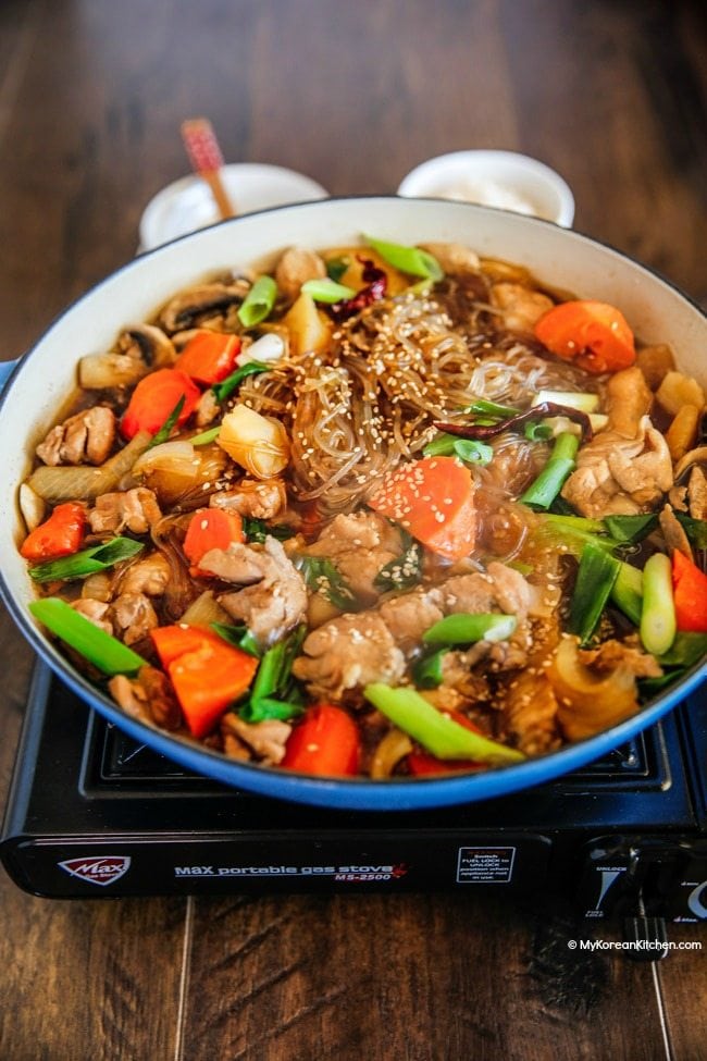 Jjimdak (Korean Braised Chicken) | MyKoreanKitchen.com