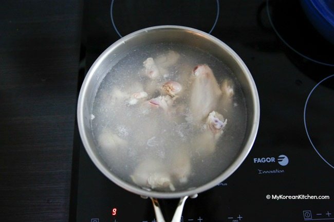 Jjimdak - Chicken Parboiled