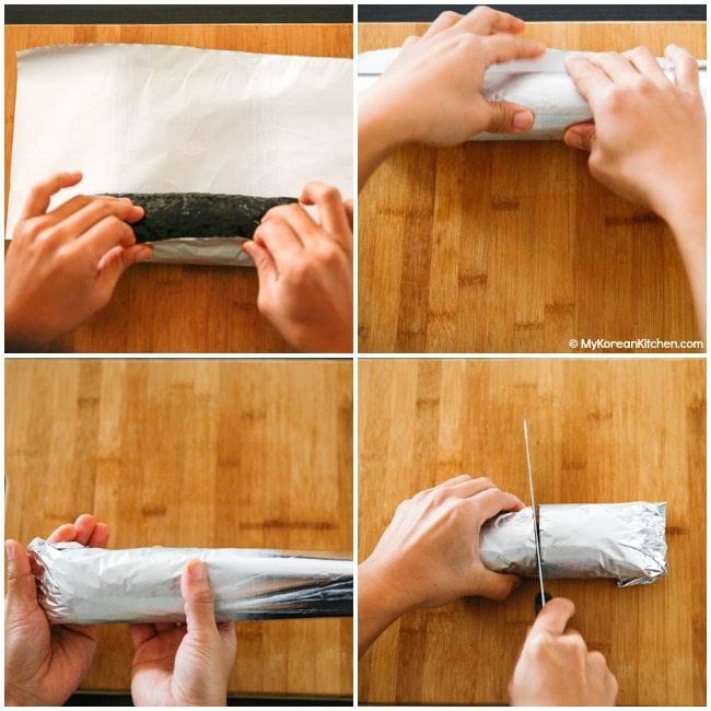 How to make Bulgogi sushi burrito | MyKoreanKitchen.com