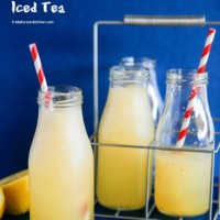 Honey Citron Sparkling Iced Tea | MyKoreanKitchen.com