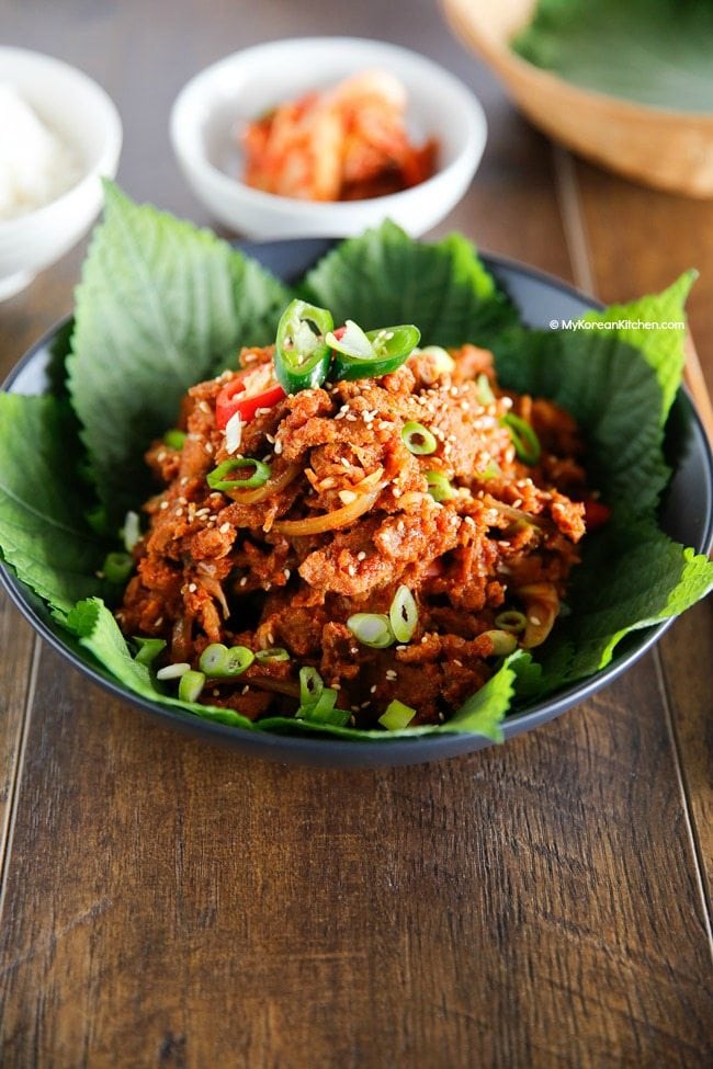 Spicy Pork Bulgogi | MyKoreanKitchen.com