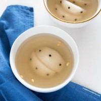 Baesuk (Honey Poached Pears) - Korean Royal Court Cuisine | MyKoreanKitchen.com