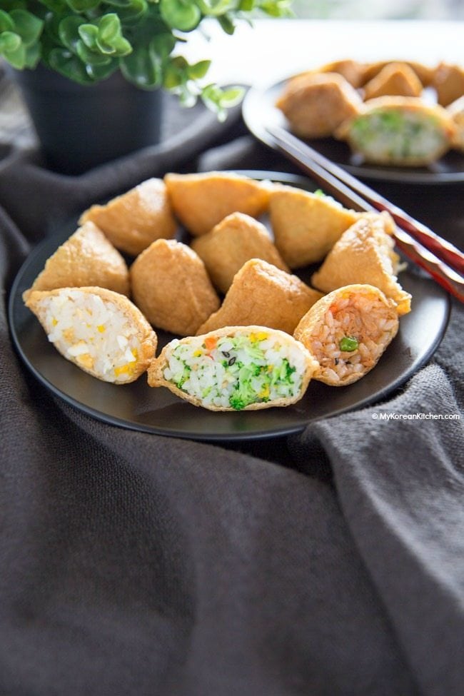 How to Make Korean Yubuchobap (Inari Sushi) | MyKoreanKitchen.com