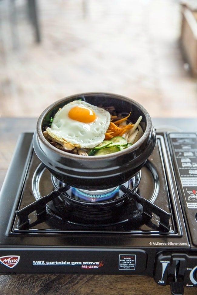How to Make Dolsot Bibimbap | MyKoreanKitchen.com