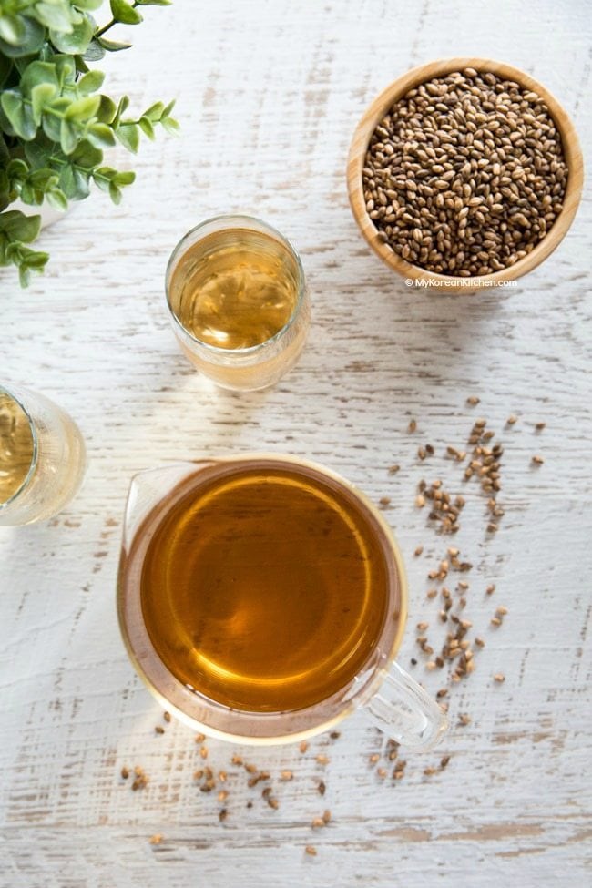 How to Make Korean Barley Tea (Boricha) | MyKoreanKitchen.com