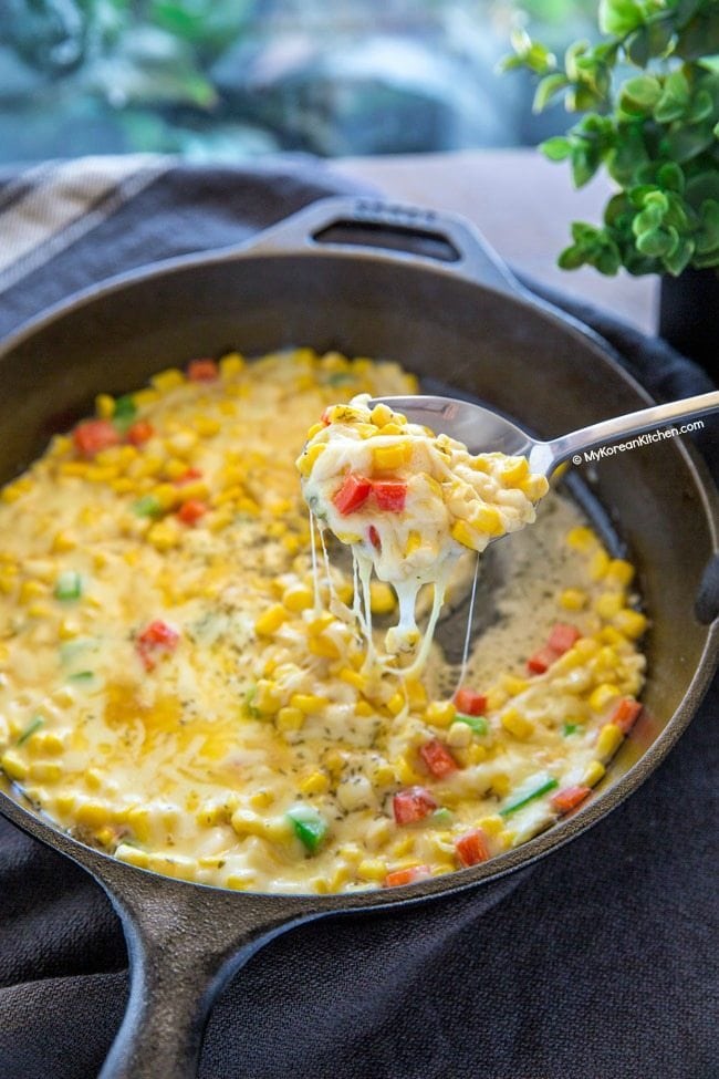 Easy Korean Corn Cheese Recipe | MyKoreanKitchen.com