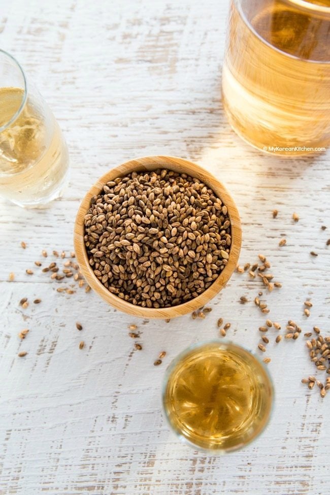 Korean Roasted Barley Tea (Boricha) | MyKoreanKitchen.com