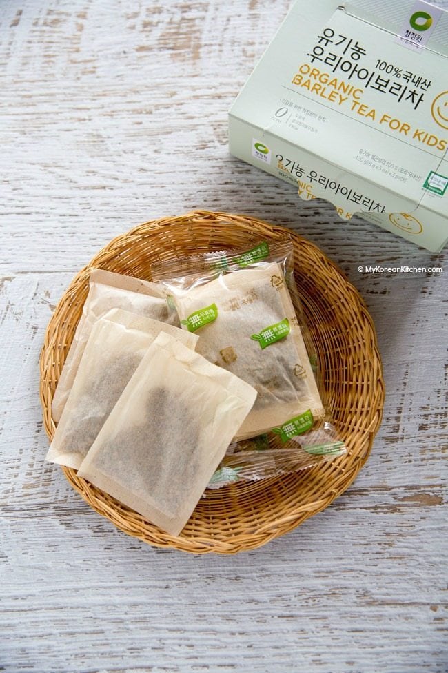 Korean barley tea for babies | MyKoreanKitchen.com