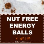 Nut free energy balls made with date, coconut and cacao. It's healthy and delicious! (Vegan, Gluten Free and Dairy Free) | MyKoreanKitchen.com