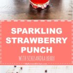 Exotic Sparkling Strawberry Punch with Schisandra Berry | MyKoreanKitchen.com