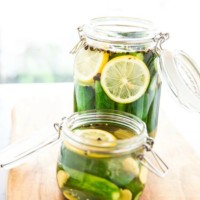 Cucumber Pickles with Lemon | MyKoreanKitchen.com