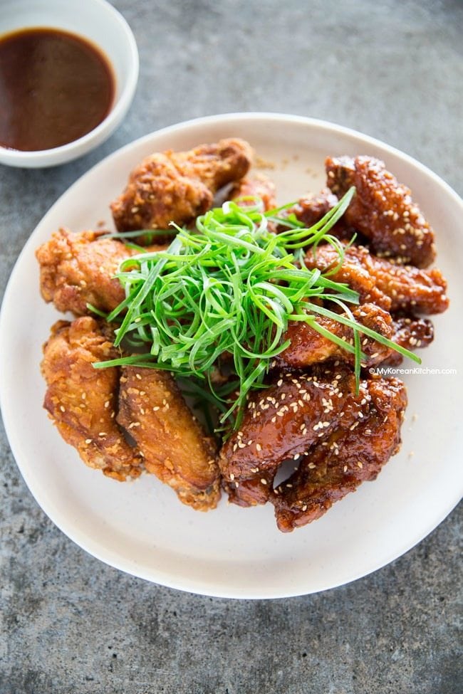Korean Fried Chicken with Scallion