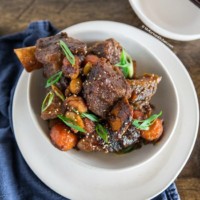 Kalbi Jjim (Korean Braised Beef Short Ribs) | MyKoreanKitchen.com