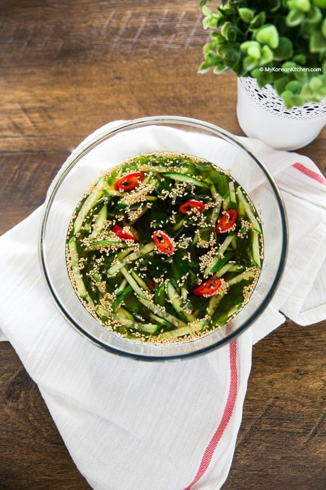 Cold Cucumber Soup | MyKoreanKitchen.com