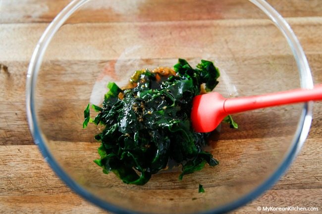 Seasoning seaweed