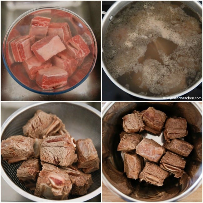 Parboiled short ribs