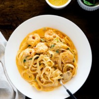 Toowoomba Pasta in a White Pasta Bowl