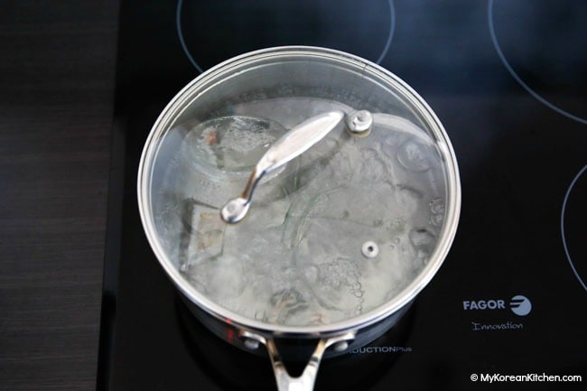 Boiling glass jar