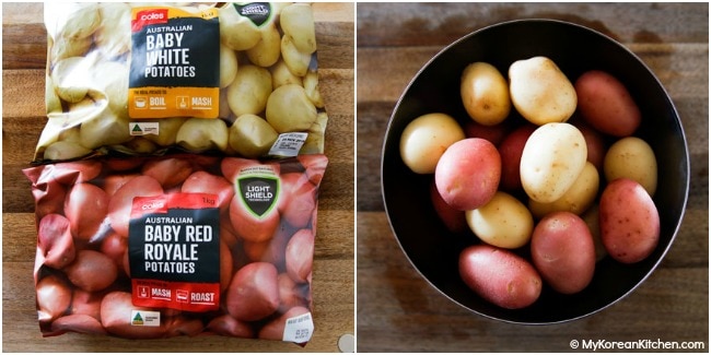 Types of potato used 
