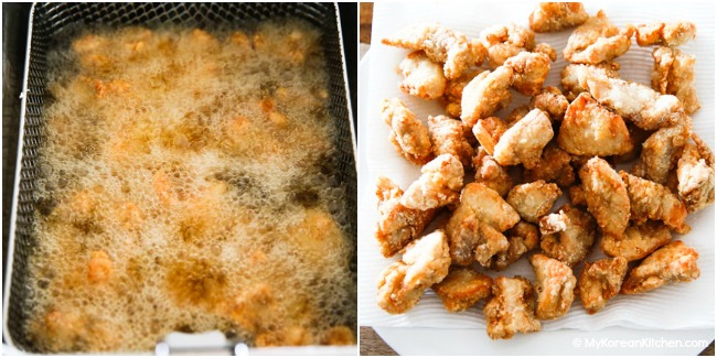 Deep frying chicken nuggets (1st time)