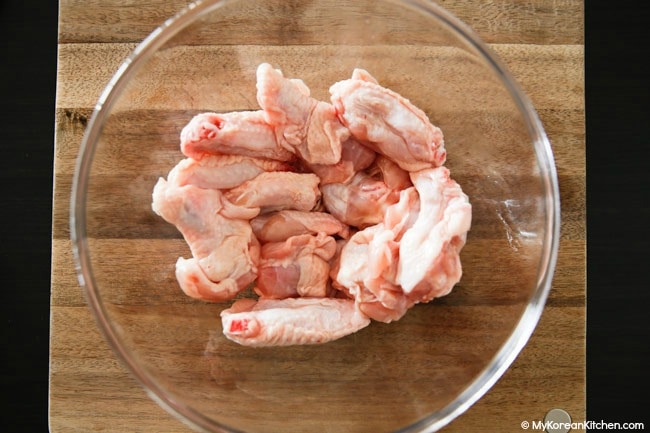 chicken wings in a bowl