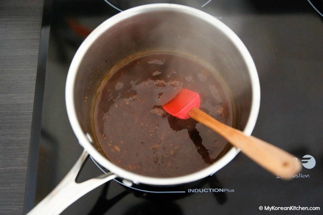 soy garlic sauce for the chicken wings