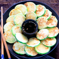 Stack of Pan Fried Korean Zucchini