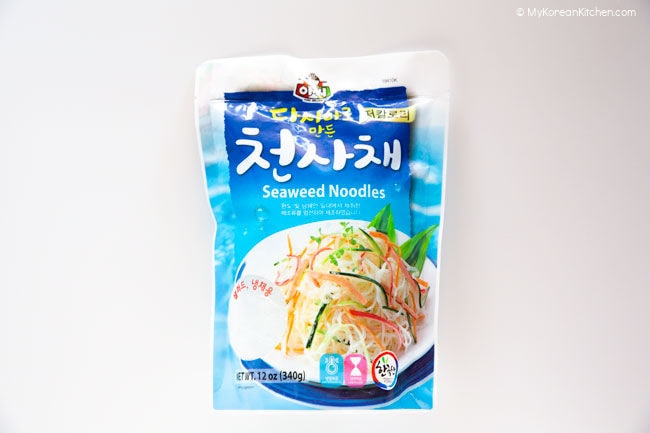 Korean kelp noodle package