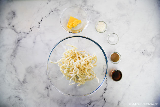 honey butter dried squid ingredients